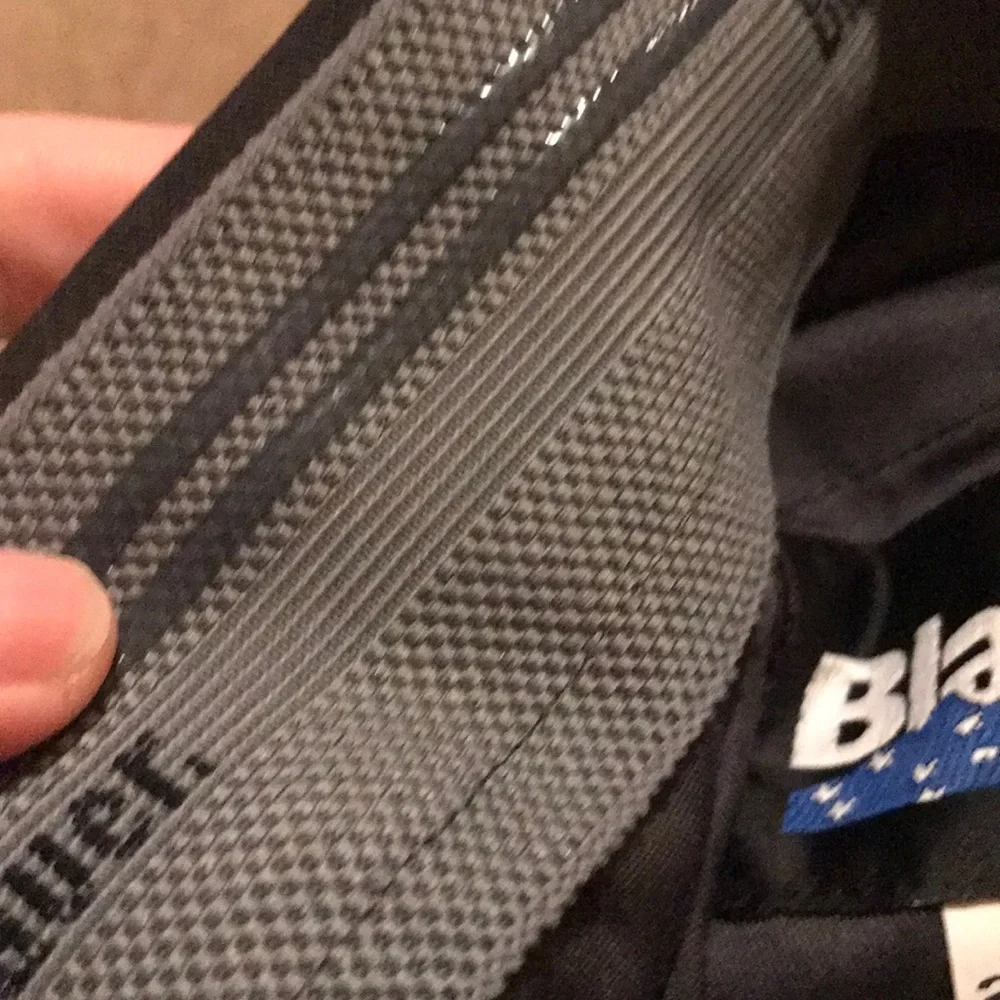 New Blauer black 8815X woven cotton tactical uniform pants 28 x 36 tall unhemmed